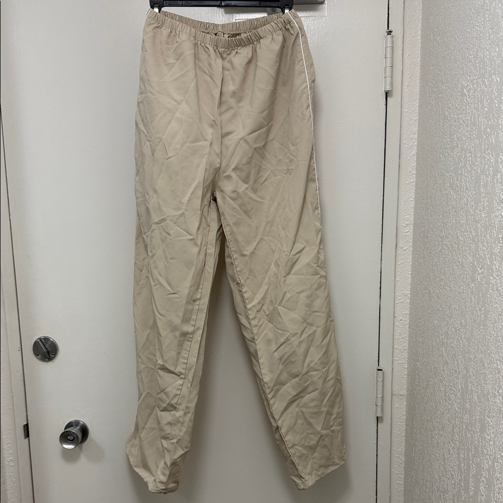 Women’s vinyl Track pants size M